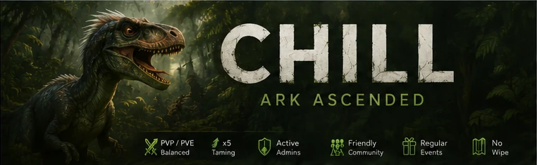 CHILL banner — jungle